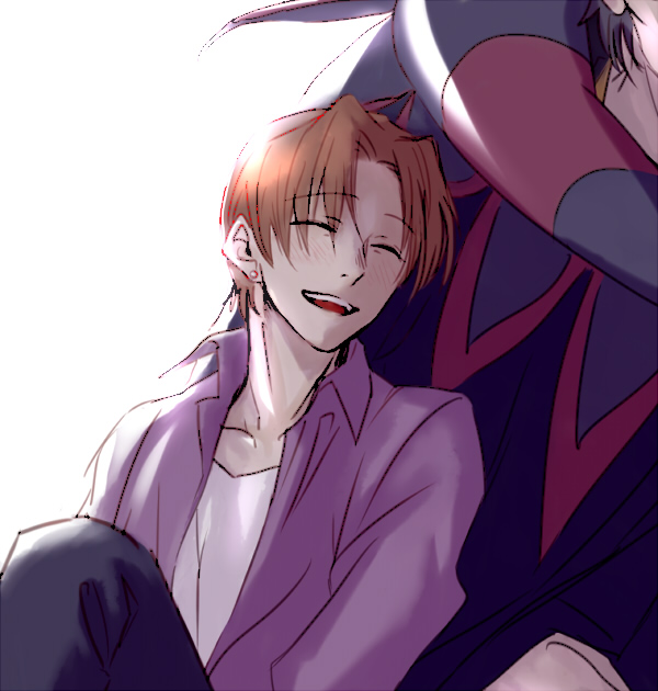 Safebooru - ^ ^ blush caster (fate/zero) closed eyes eyes closed fate ...