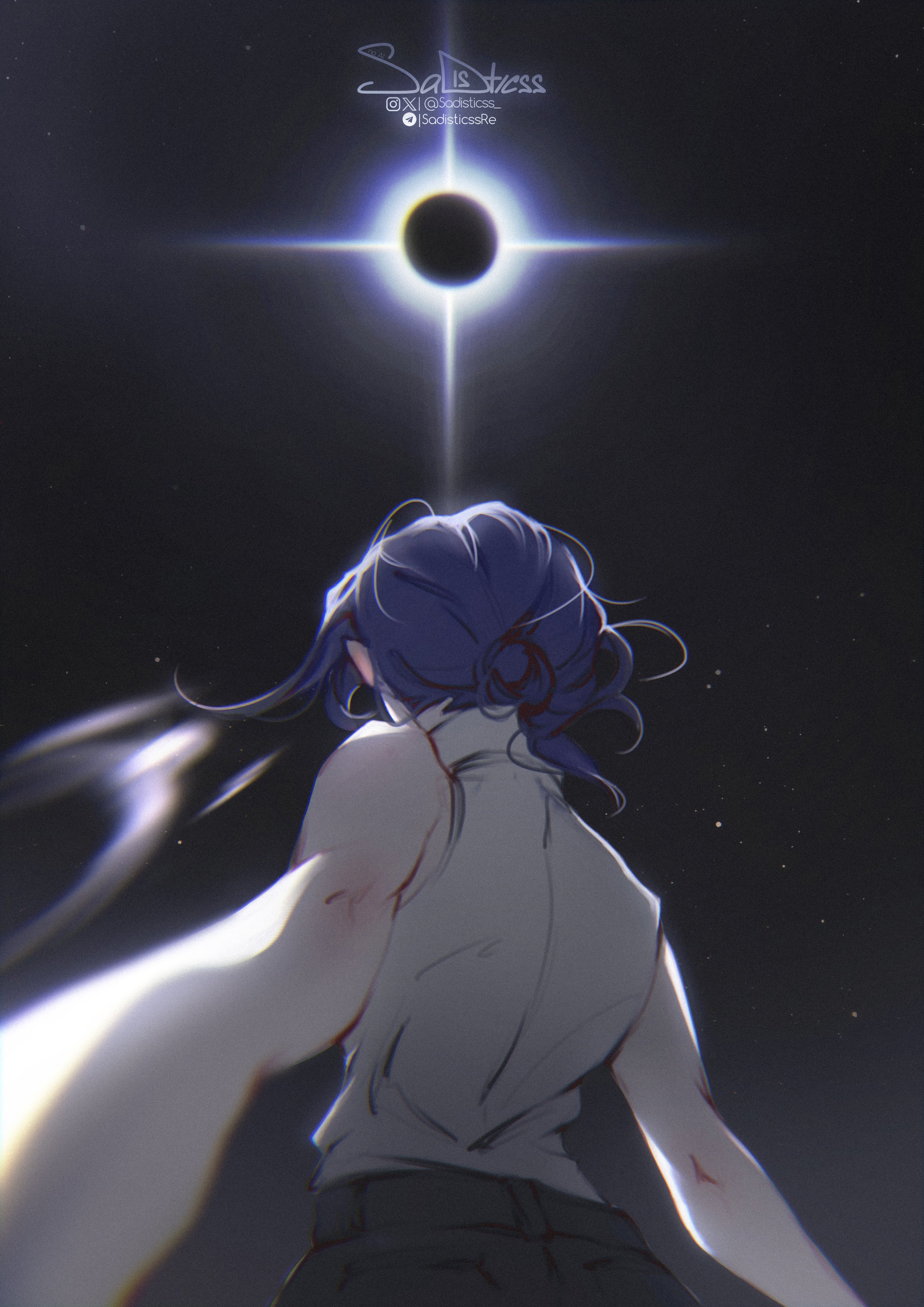 Safebooru - 1girl absurdres bare arms bare shoulders black skirt ...
