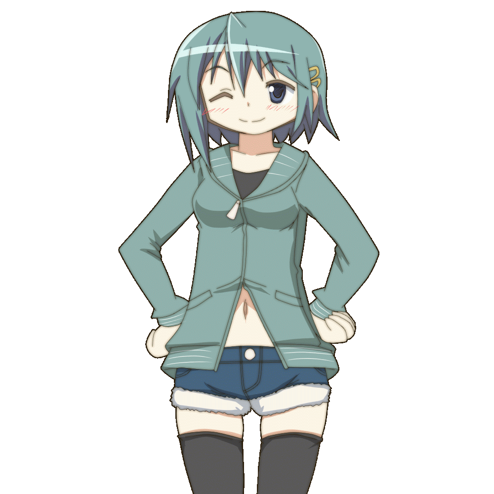 Download Safebooru - ;d animated animated gif blue hair cosplay ...