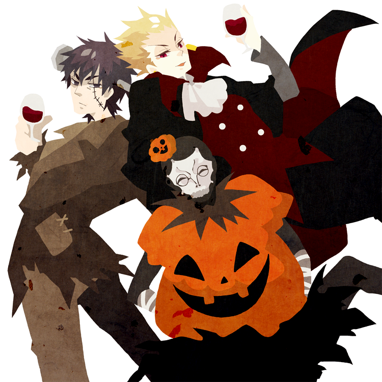 Safebooru - assassin (fate/zero) black skin blonde hair bolt brown eyes ...