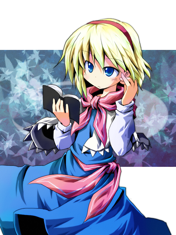 Safebooru Alice Margatroid Blonde Hair Blue Eyes Book Short Hair Solo Touhou Yuuhi Aruha 944954 9086