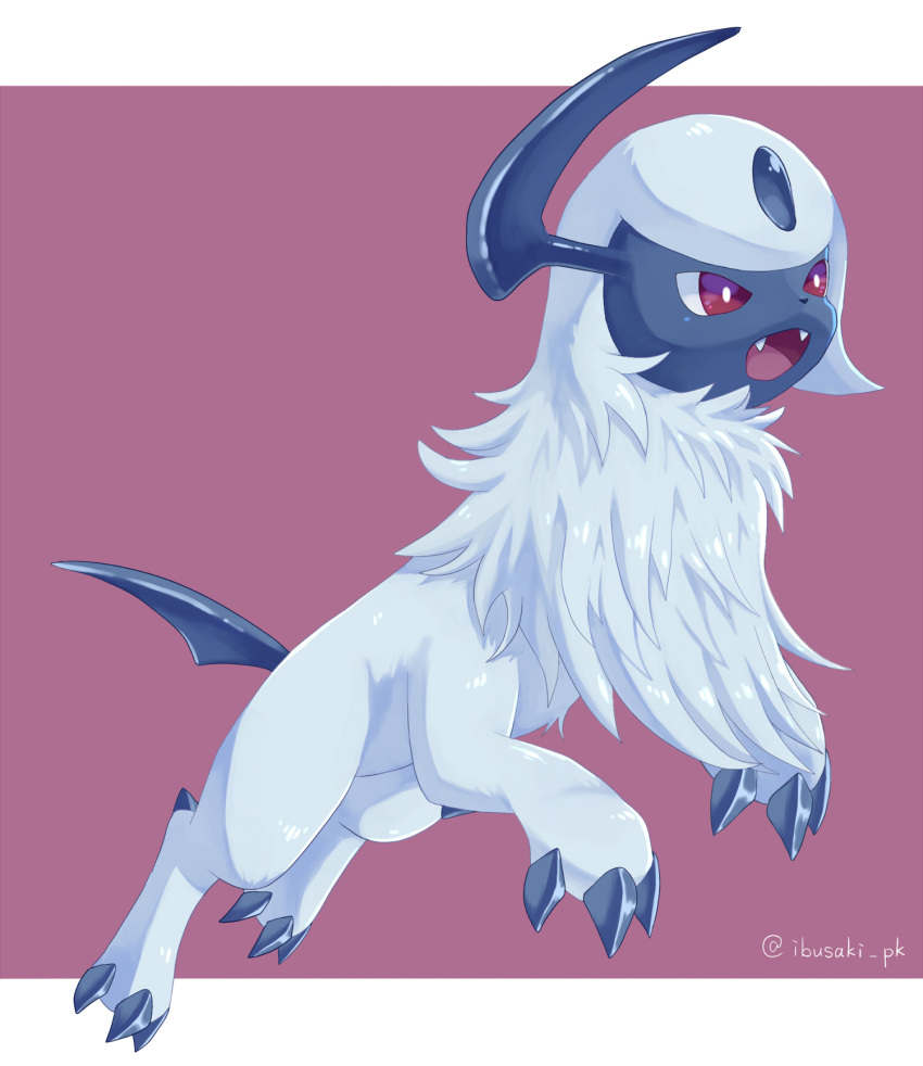 Safebooru - absol animal animal focus claws fangs highres horns ibusaki ...