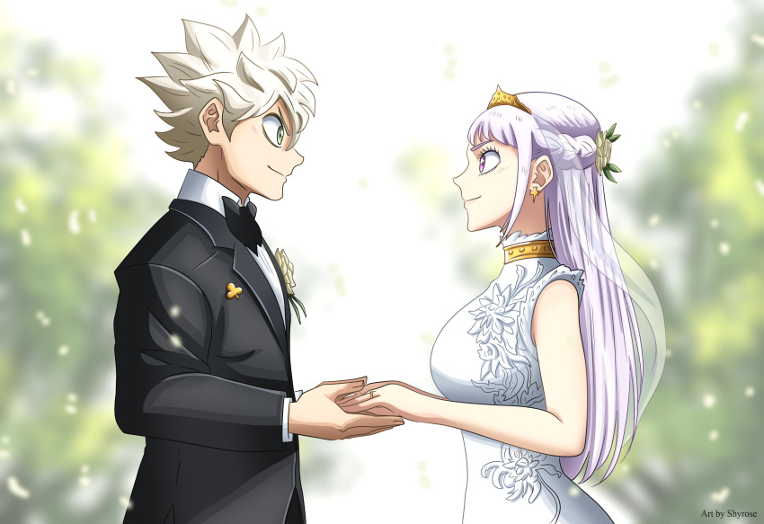 Safebooru - 1boy 1girl absurdres alternate costume asta (black clover ...