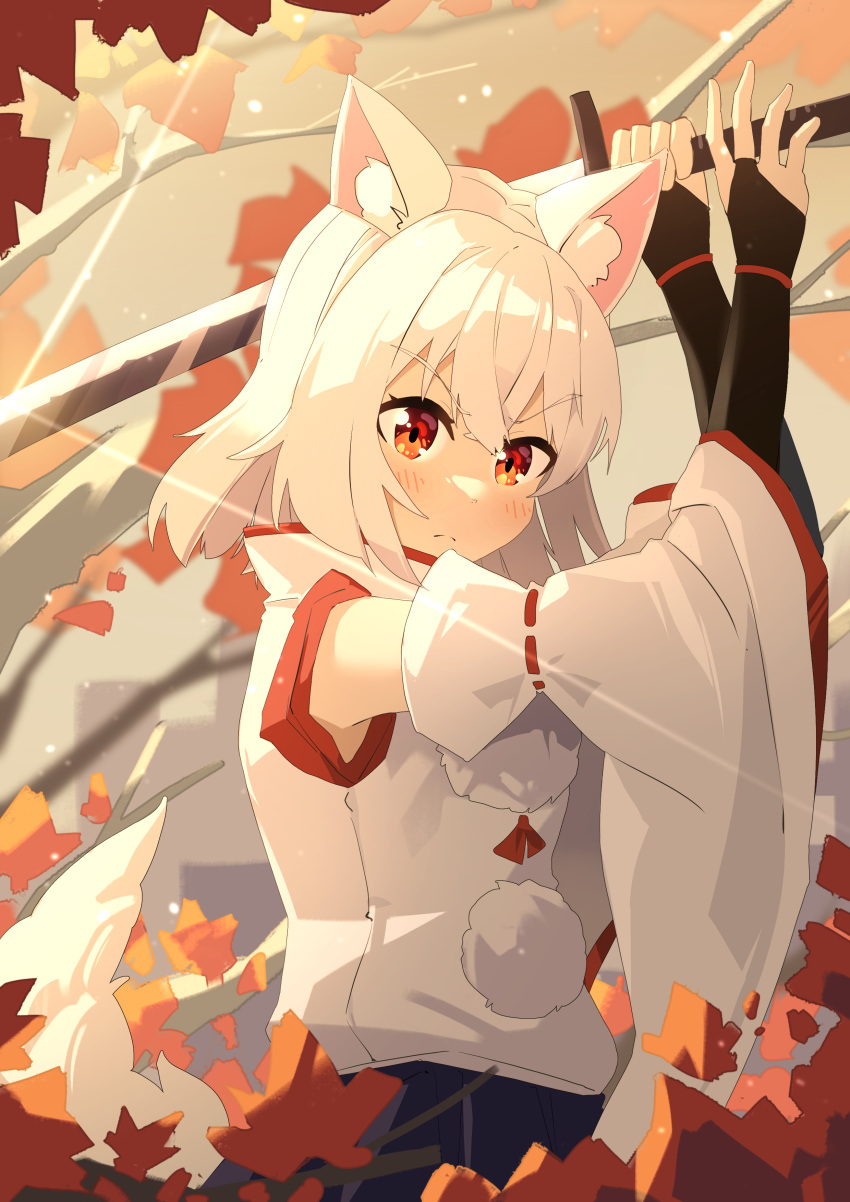 Safebooru - 1girl absurdres animal ear fluff animal ears blush bridal ...