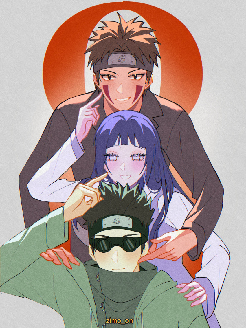Hyuuga hinata, inuzuka kiba, aburame shino from naruto shippuuden ...