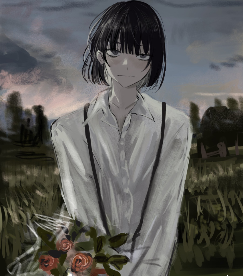 Safebooru - 1boy akai ringo (eveyuno) androgynous bad id bad twitter id ...