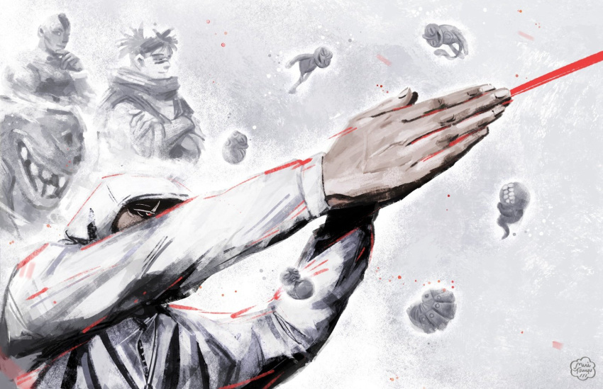 Safebooru - 2boys blood brothers choso (jujutsu kaisen) commentary ...