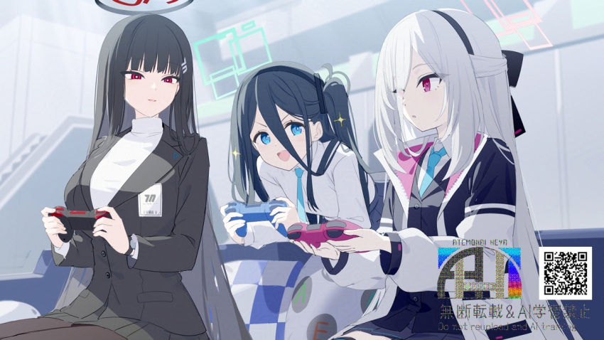Safebooru - aris (blue archive) black hair black pantyhose blue archive ...