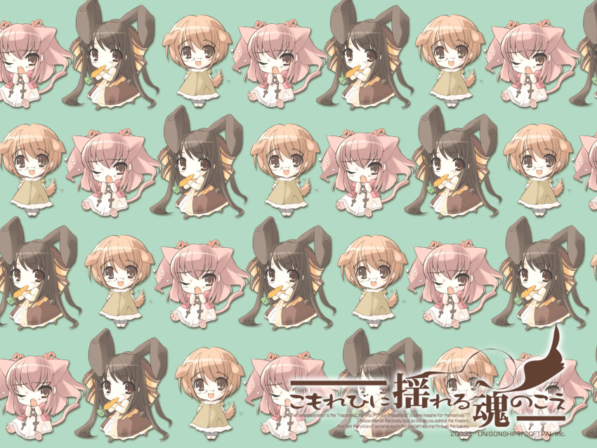 Safebooru - animal ears ayana rabbit ears chibi inumimi itou noiji ...
