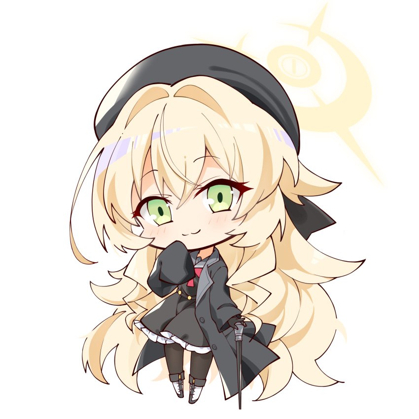 safebooru-1girl-3-beret-black-coat-black-gloves-black-hat-black