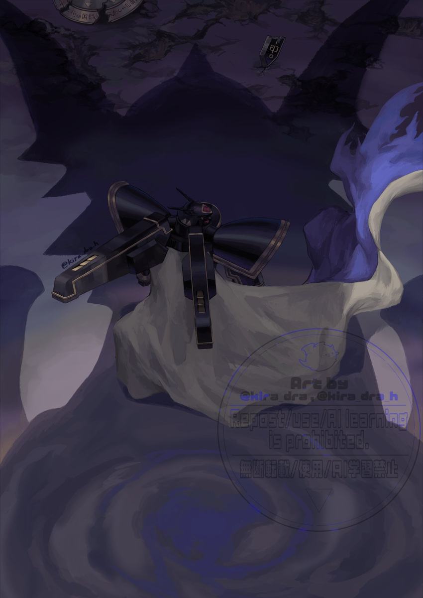 Safebooru - alphamon armor black armor black helmet cape digimon ...