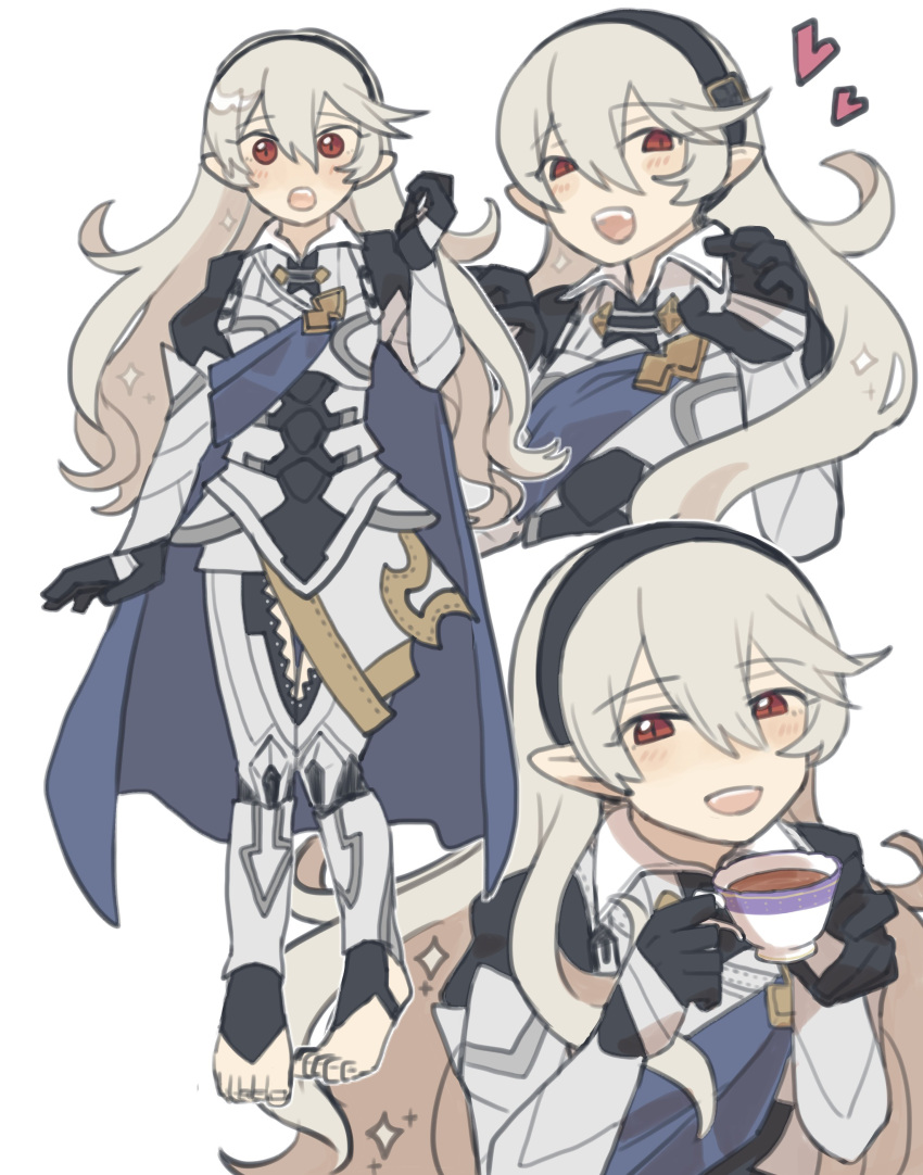 Safebooru - 1girl absurdres armor barefoot black hairband commentary ...