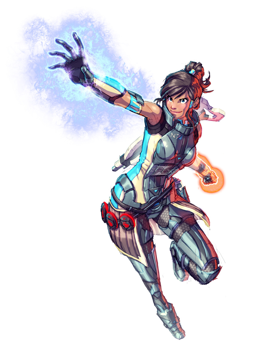 Safebooru 1girl armband aura avatar the last airbender blue eyes