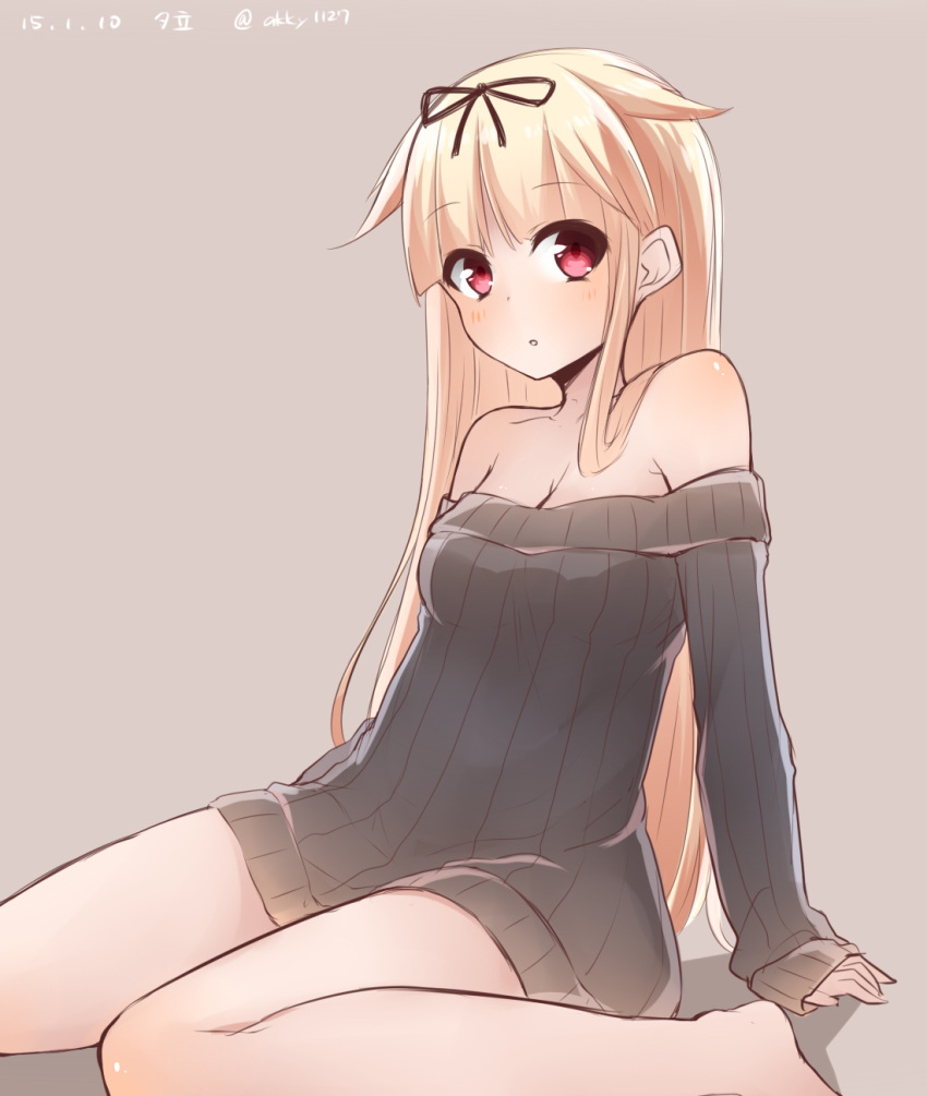 Safebooru - akky (akimi1127) blonde hair breasts character name ...