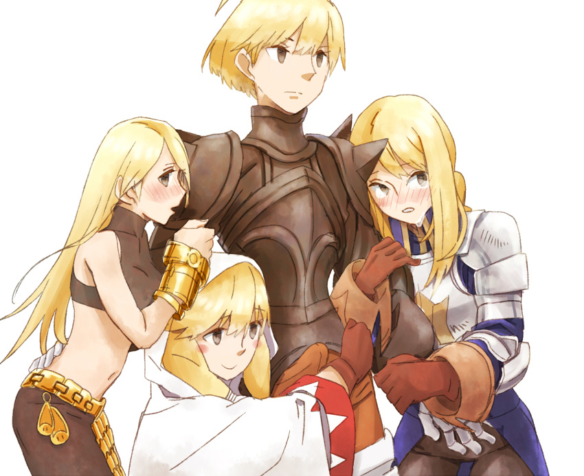 06erunium 1boy agrias_oaks armor blonde_hair braid final_fantasy final_fant...