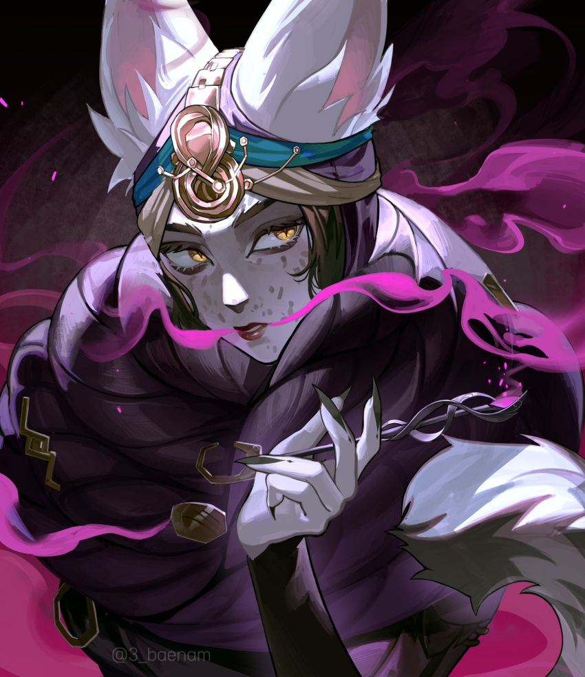 Safebooru - 1girl 3 baenam arcane: league of legends brown hair cat ...