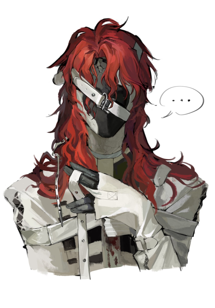 Safebooru - ... 1boy aleph (reverse:1999) black gloves black mask ...