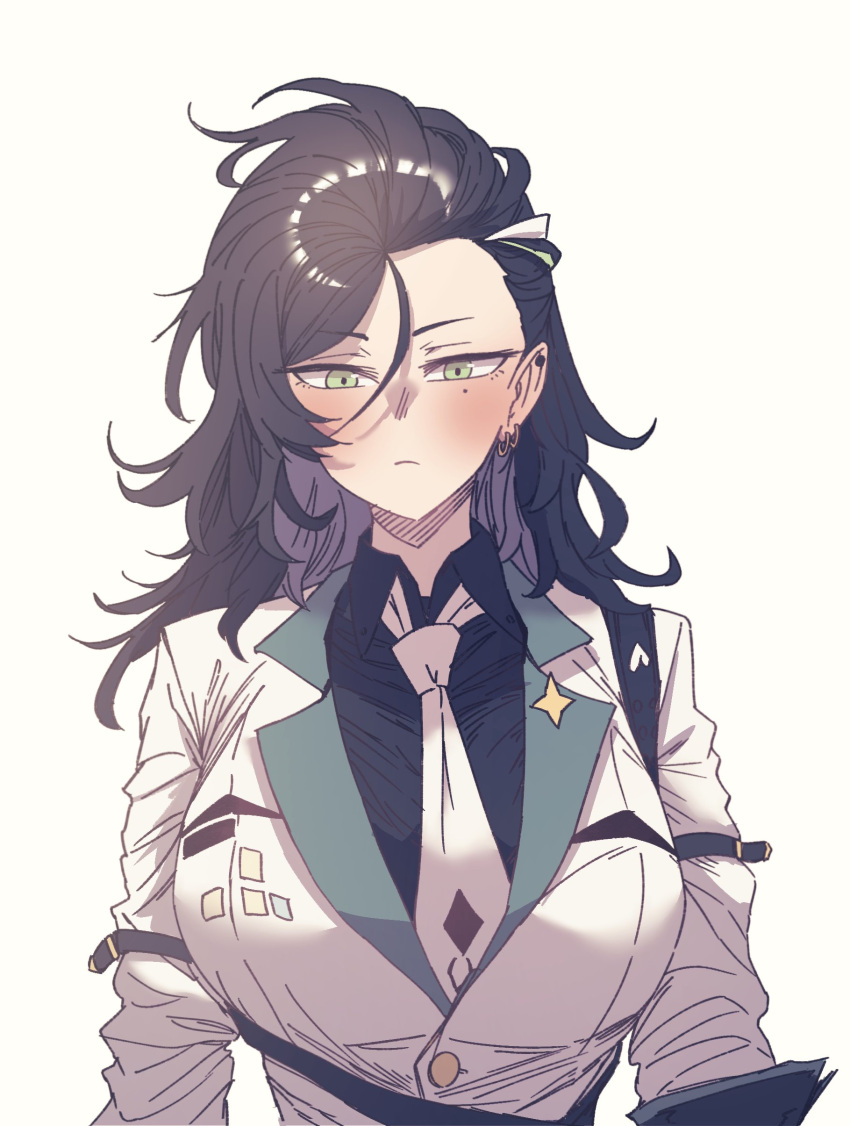 Anime Python Girl Safebooru - 1girl absurdres anygatsby black hair black shirt blush ...