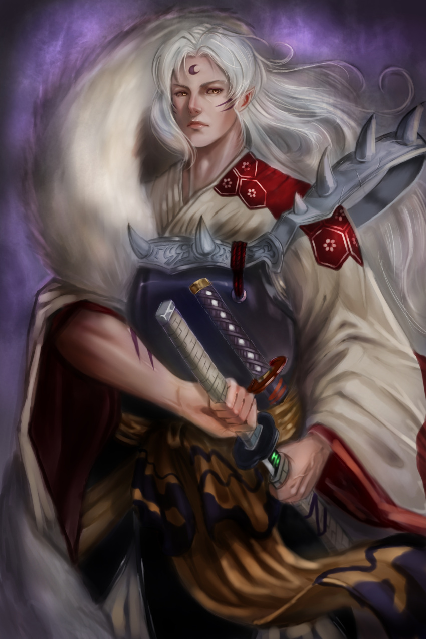 safebooru-1boy-armor-bakusaiga-inuyasha-long-hair-male-focus