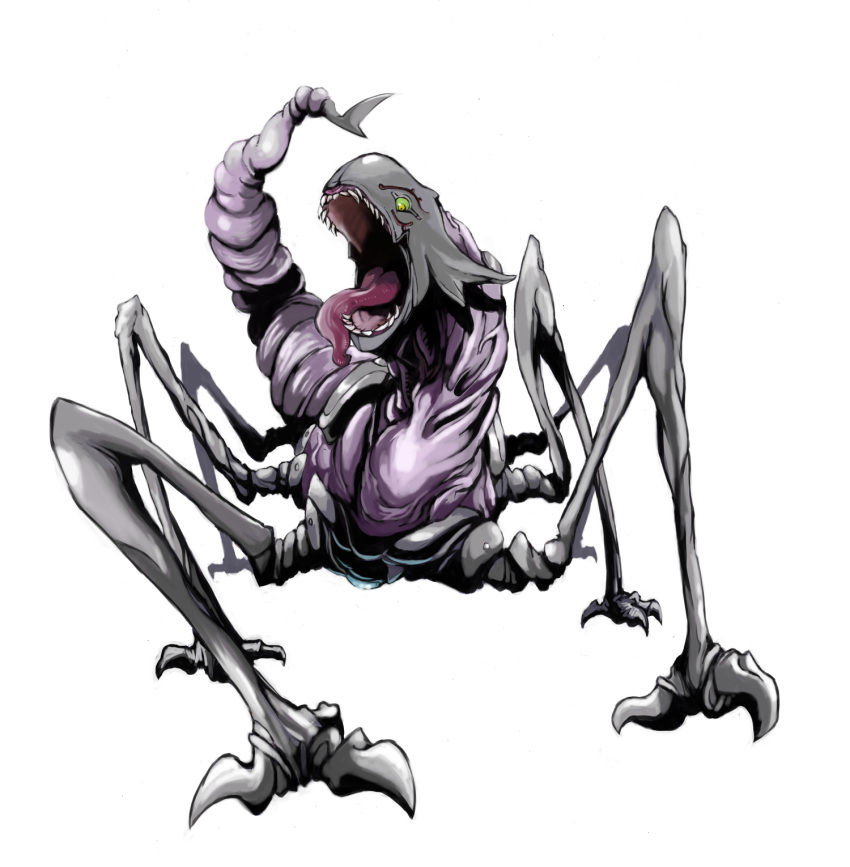 Safebooru - armagemon bandai claws demon digimon evil green hair horns ...