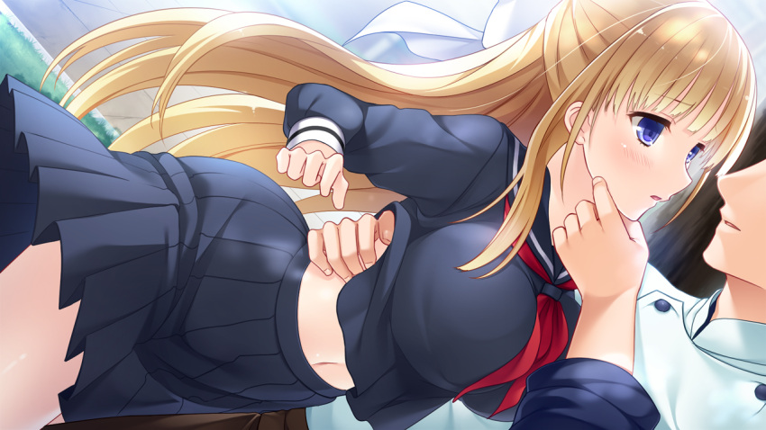 Bakunyuu Jk Ga No Bra De Boku O Yuuwaku