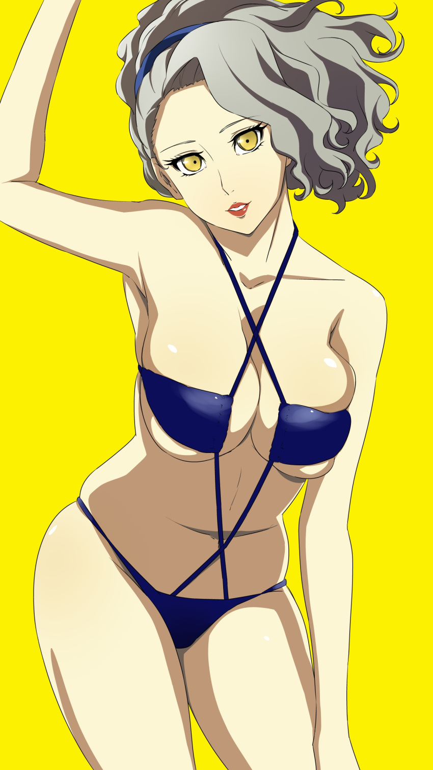 1girl bikini breasts large_breasts looking_at_viewer margaret persona perso...