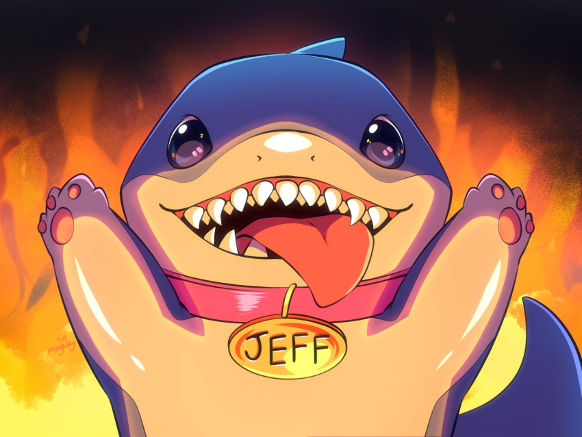 Safebooru - blue skin colored skin commentary elmo rise (meme) english ...