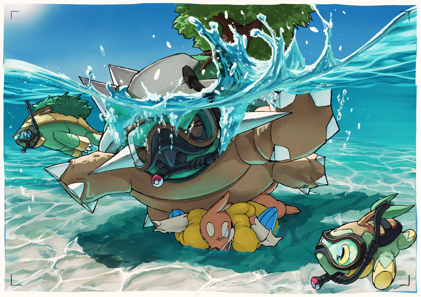 Grotle Evolution Line Safebooru - >