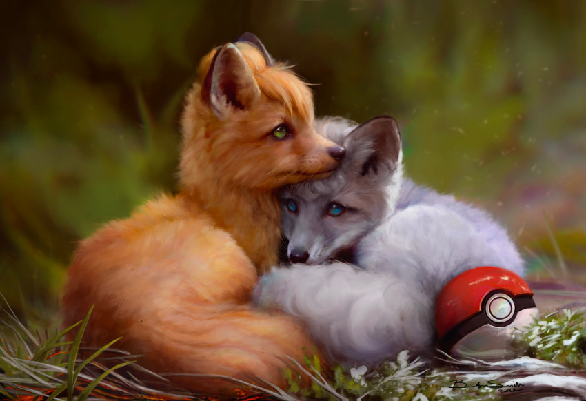 Vulpix Backround Safebooru - absurdres alolan vulpix blurry blurry background embers ...