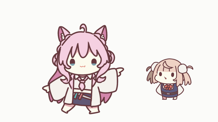 Safebooru - 2girls :3 :d :o animal ears animated animated gif blonde ...