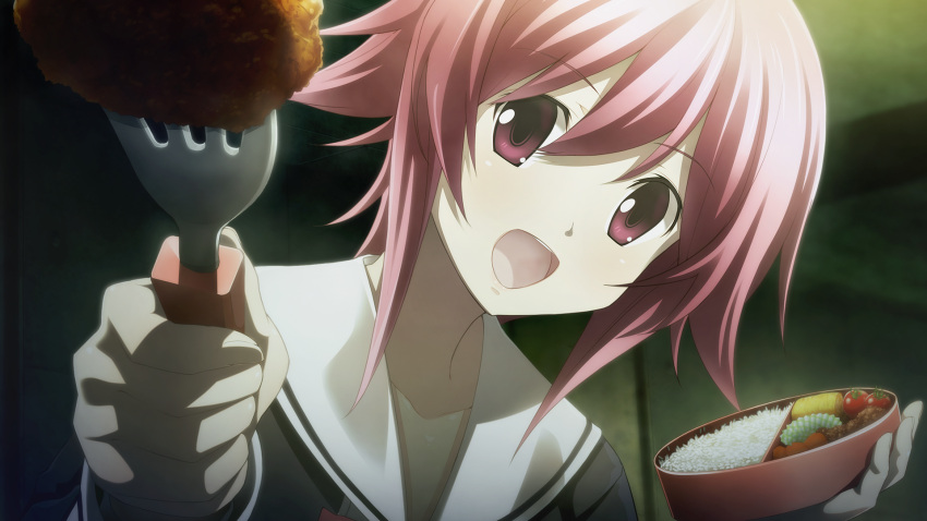 safebooru-1girl-bento-black-dress-blush-bow-breasts-chaos-child-chaos