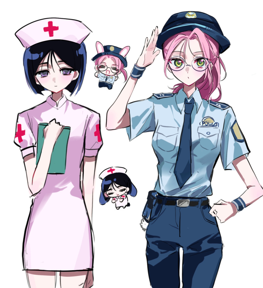 Safebooru - 2girls 97 (xhs6730027589) alien stage alternate costume ...