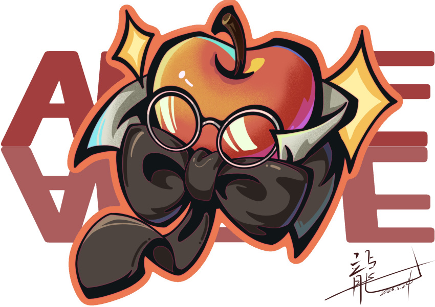 Safebooru - absurdres apple apple (reverse:1999) artist name bai long i ...