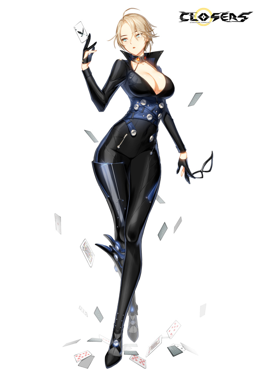 ...choker cleavage closers copyright_name covered_navel full_body glint glo...