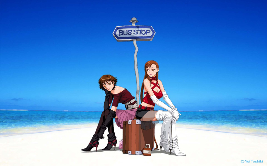 Boku No Futatsu No Tsubasa Scan Vf Safebooru - 1920x1200 beach boku no futatsu no tsubasa boots brown eyes