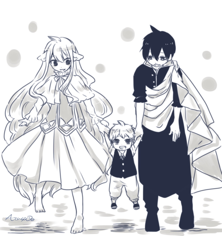 august_dragneel blonde_hair fairy_tail family father female hair long male ...