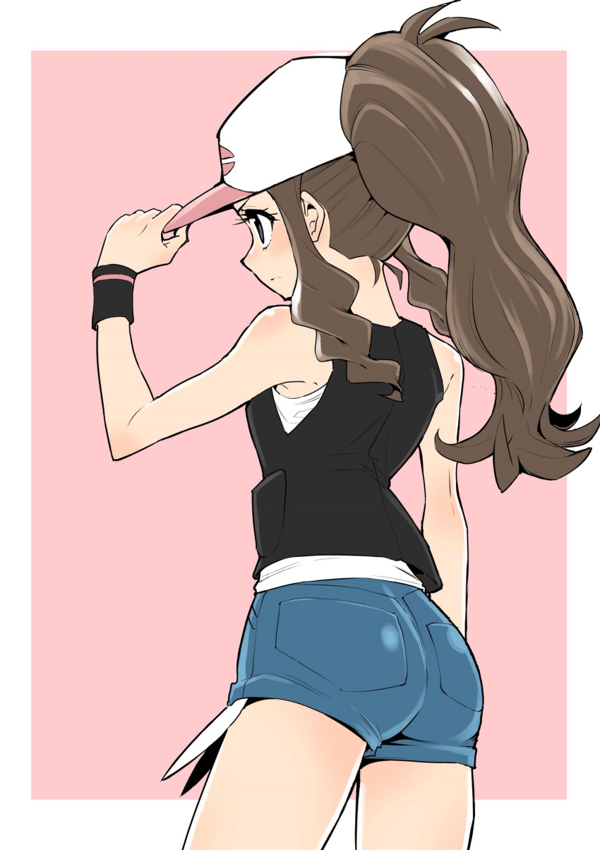 nintendo pokemon pokemon(game) pokemon_bw ponytail short_shorts shorts side...