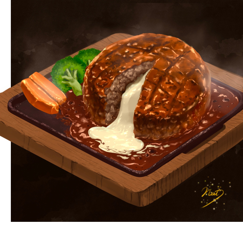 Safebooru - artist name broccoli carrot slice commentary request food ...