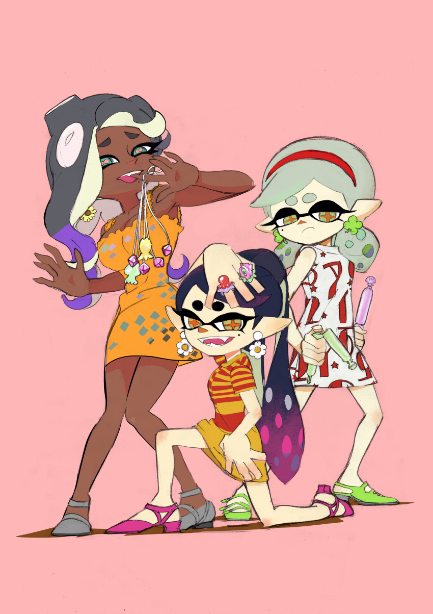 Splatoon Bad Inking Safebooru - absurdres alternate costume alternate hairstyle callie ...