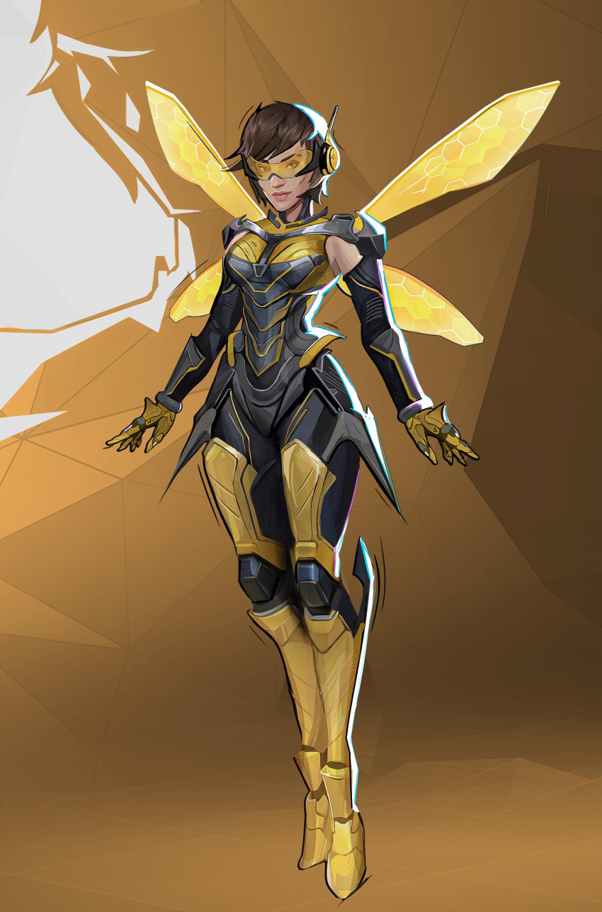 Marvel Insect Character Safebooru - 1girl absurdres armor brown hair david herzen highres ...