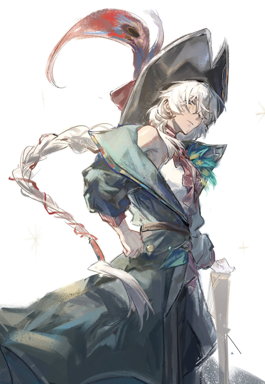 Safebooru - 1girl absurdres argus (reverse:1999) bare shoulders black ...