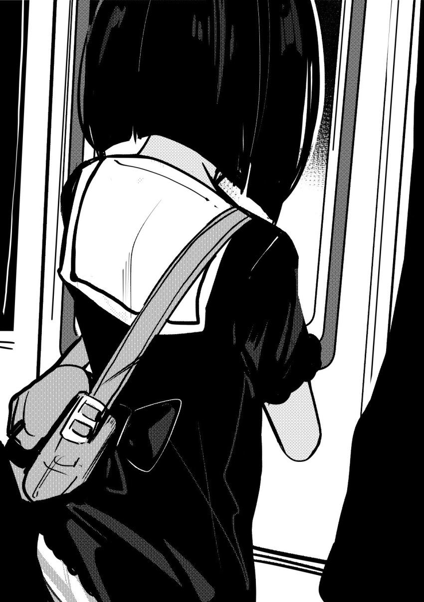safebooru-1girl-accidental-exposure-back-bow-bag-bow-commentary