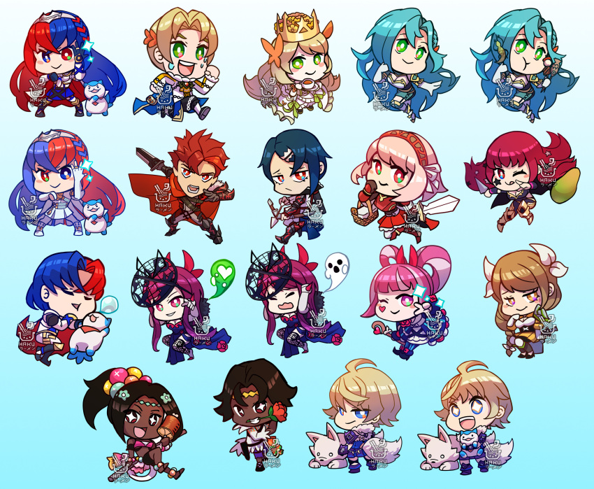 Safebooru - 4boys 6+girls alcryst (fire emblem) alear (female) (fire ...