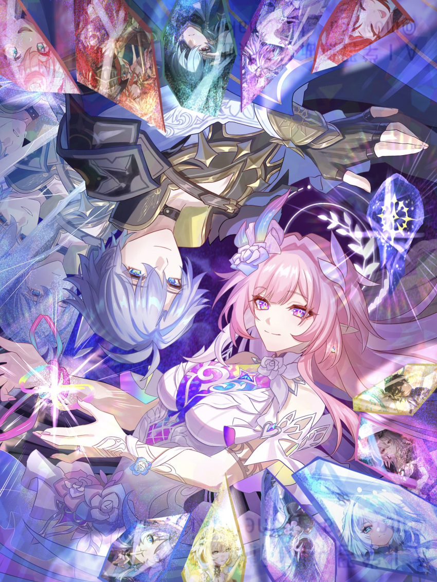 Safebooru - 1boy 1girl aglaea (honkai: star rail) anaxa (honkai: star ...