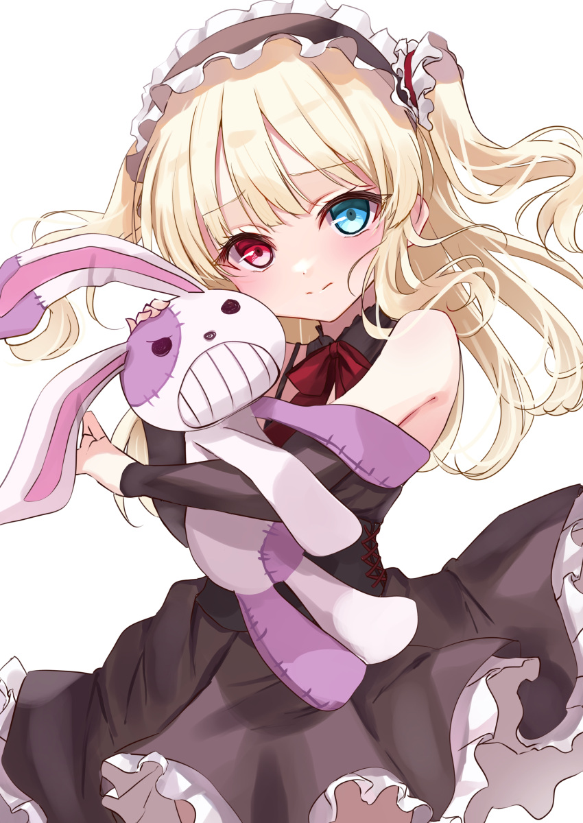 Hasegawa Rabbit Safebooru - 1girl absurdres bare shoulders blonde hair blue eyes blush ...