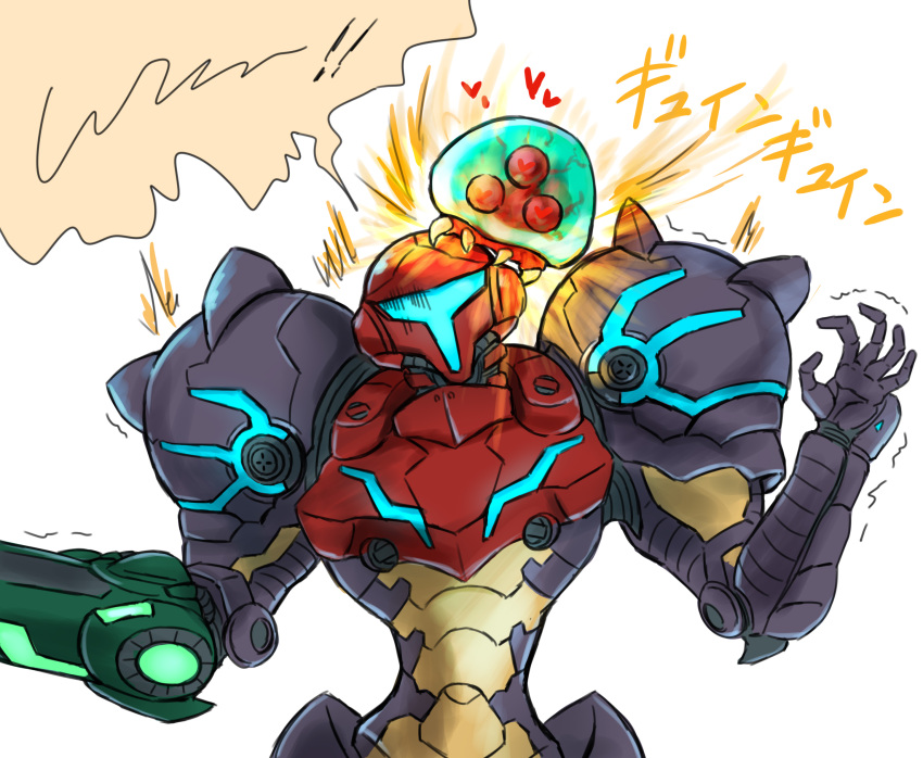 Safebooru - 1girl alien arm cannon armor assault visor blue armor blue ...