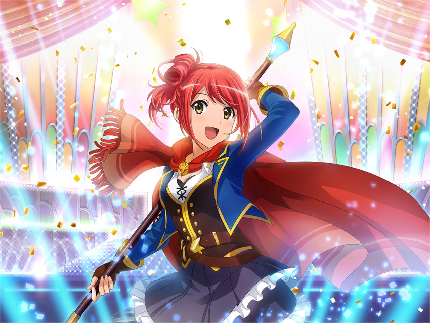 Safebooru brown eyes dress misora kano redhead short hair shoujo