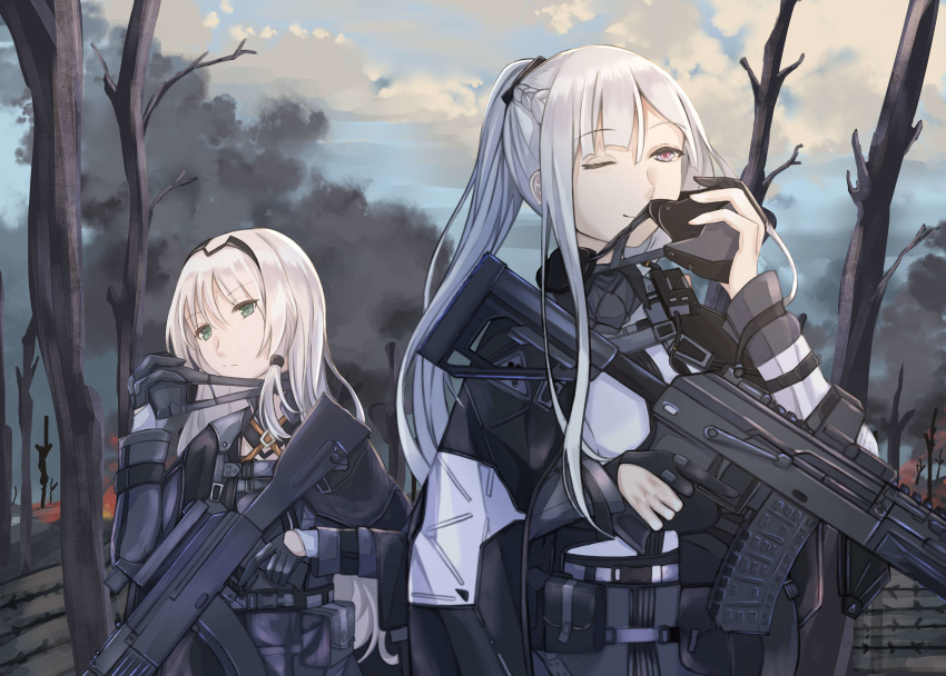 2girls absurdres ak-12 ak-12(girls_frontline) an-94 an-94(girls_frontline) ...