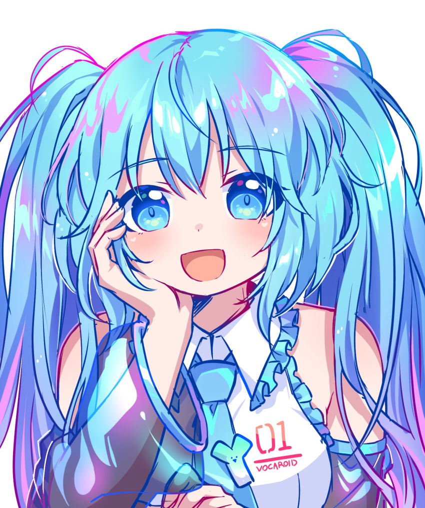 Safebooru 1girl Bangs Bare Shoulders Blue Eyes Blue Hair Blue Necktie Blush Breasts 1154