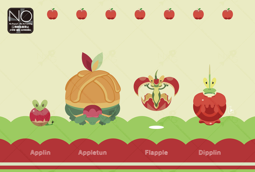 Safebooru - apple appletun applin character name colored sclera ...